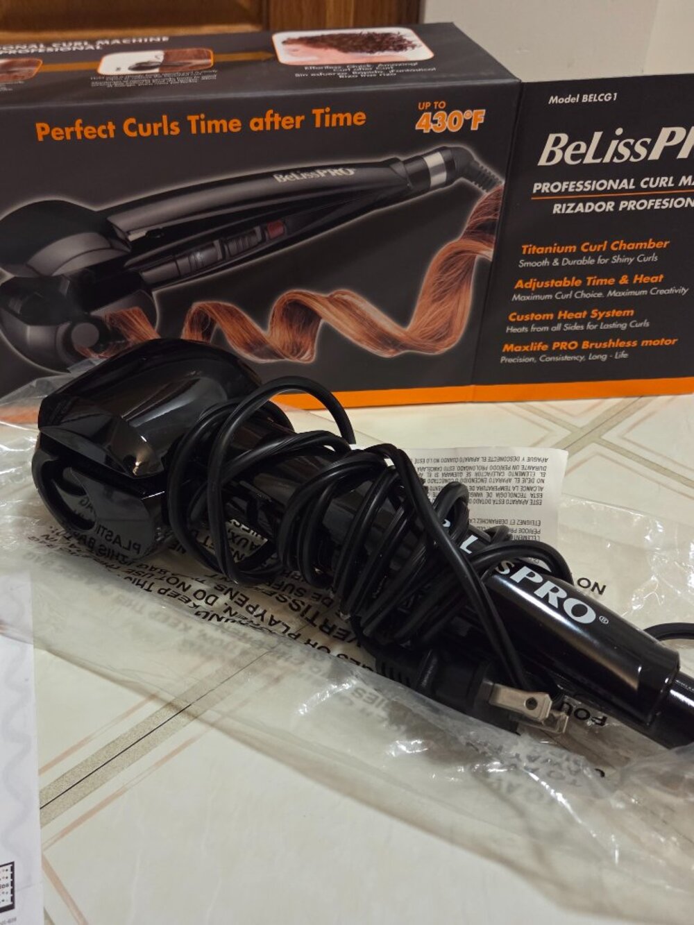 Beliss Pro Curling Iron
